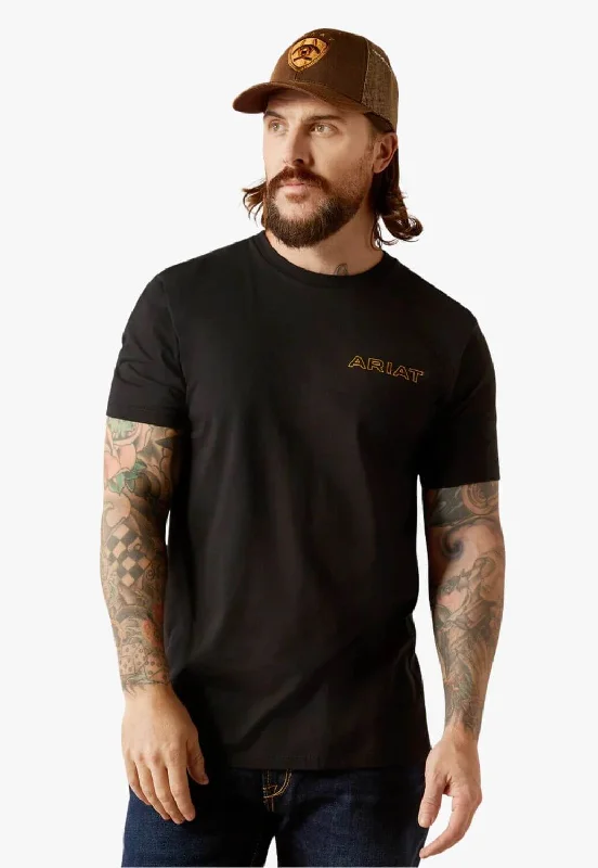 Men's Shirts with Surplice HemlinesAriat Mens Western Wear T-Shirt