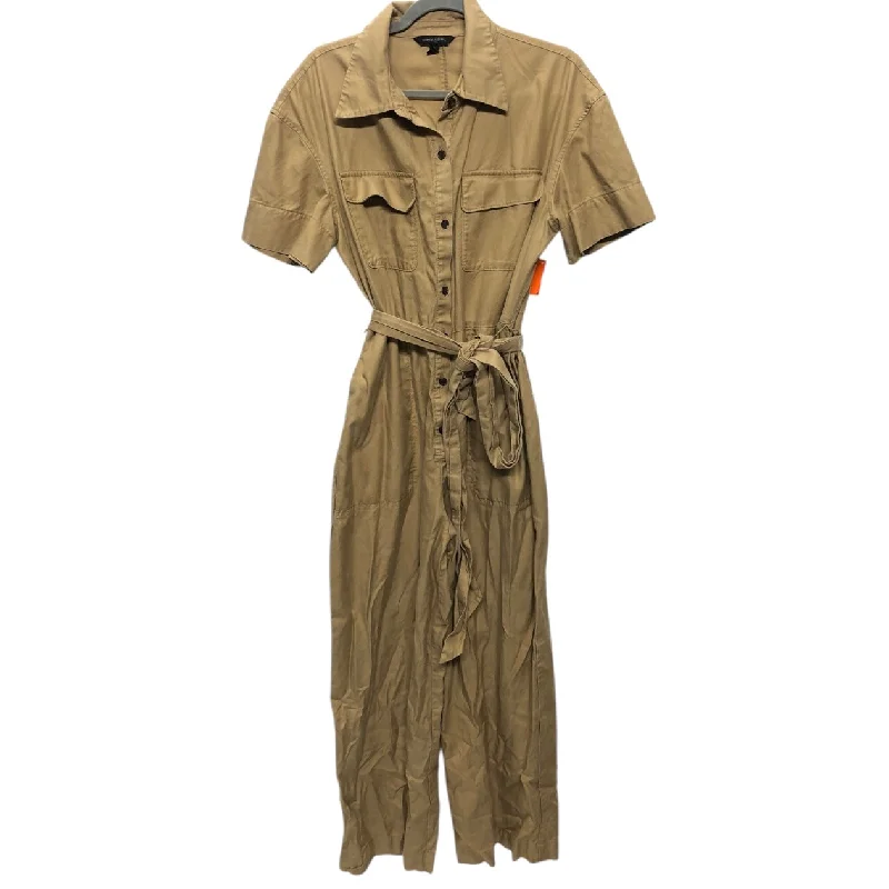 Layered Men's OverallsOveralls By Banana Republic In Tan, Size:L