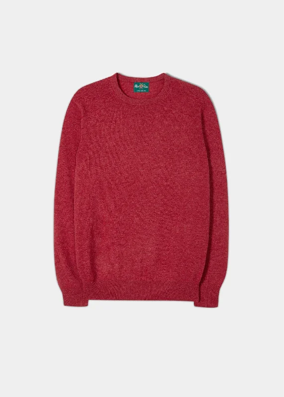 Men's Patterned Pants with Geometric DesignsBrisbane Geelong Wool Jumper in Poppy Melange - Regular Fit Men's Patterned Pants with Geometric DesignsBrisbane Geelong Wool Jumper in Poppy Melange - Regular Fit