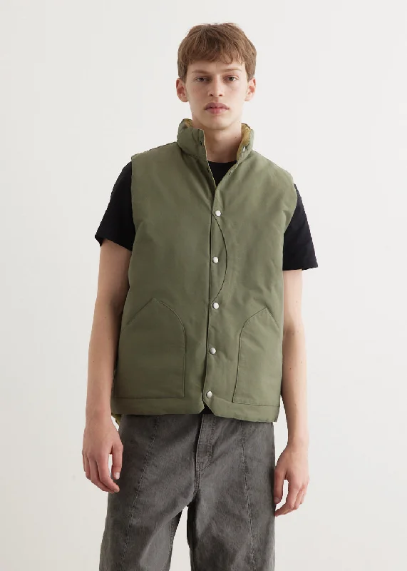 Lightweight Men's WindbreakersQuilted Reversible Vest