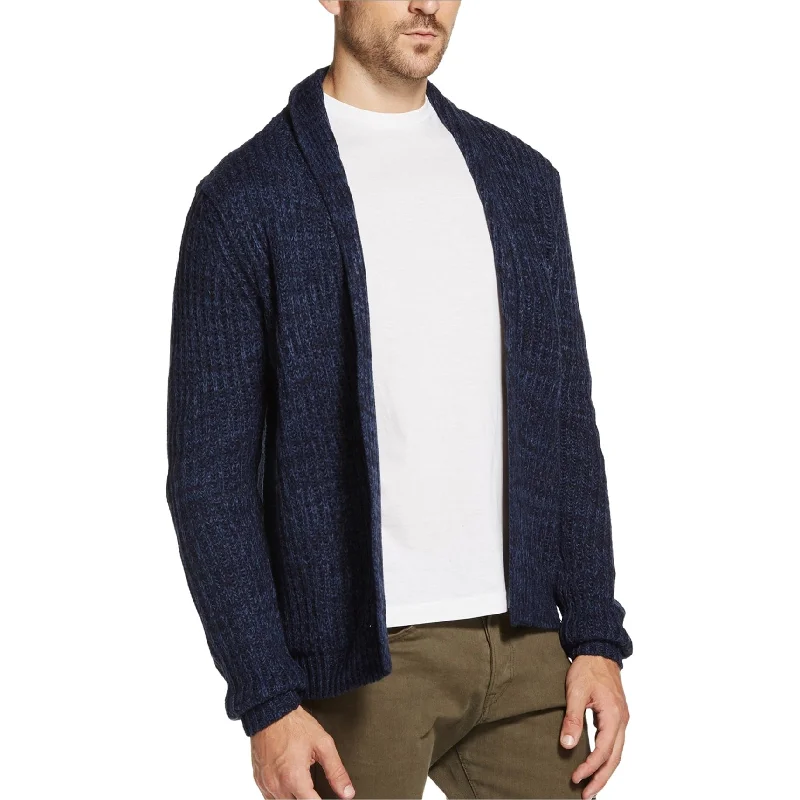 Men's Sweaters with Low-Neck DesignsWeatherproof Mens Open Front Cardigan Sweater, Blue, Large Men's Sweaters with Low-Neck DesignsWeatherproof Mens Open Front Cardigan Sweater, Blue, Large