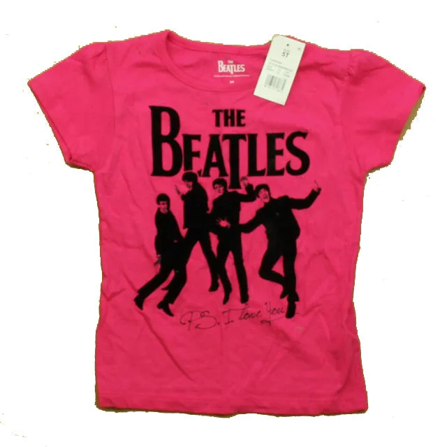 Men's Performance Shirts for SportsThe Beatles Girls Pink T-Shirt