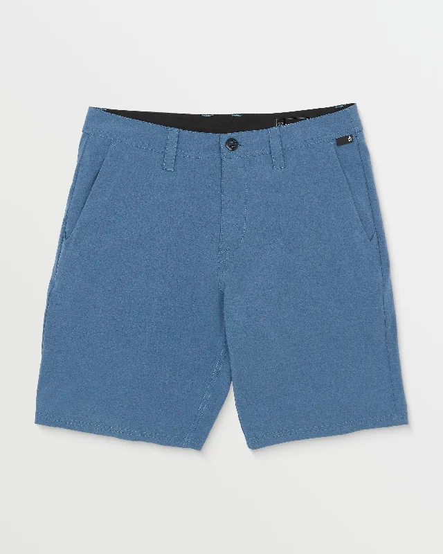 Men's Patterned Pants with ChecksFrickin Cross Shred Static Shorts - Blueberry