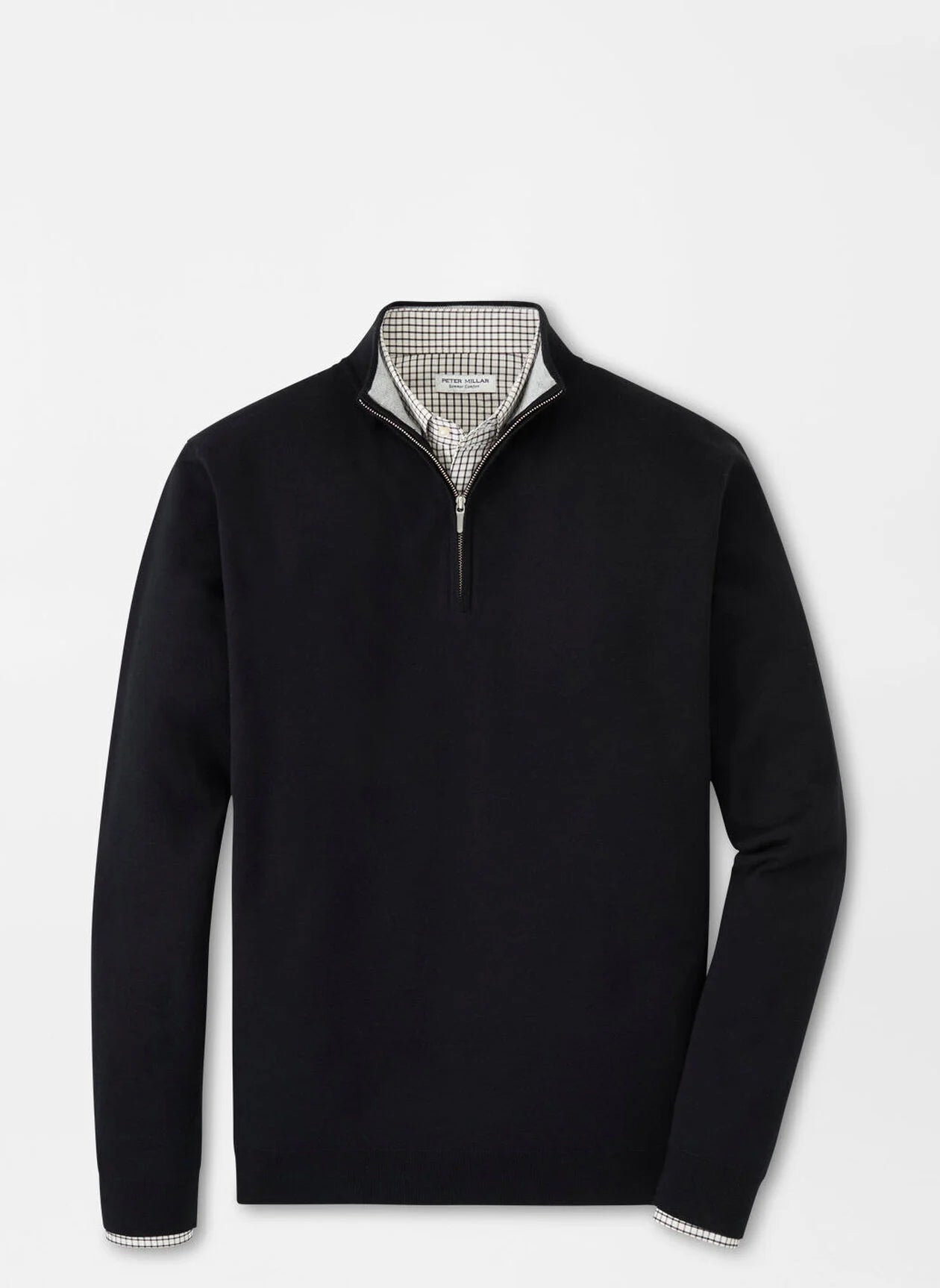 Men's Sweaters with Belt LoopsCoolspun Cotton Quarter-Zip Sweater