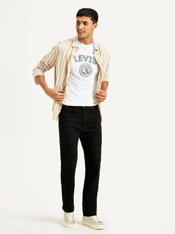 Trendy Men's JeansMen's 513 Slim Straight Fit Black Jeans