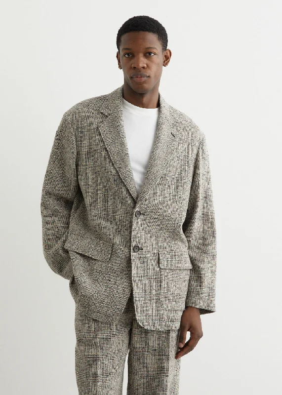 Men's Coats with Flannel LiningDrape Nep Tweed Jacket