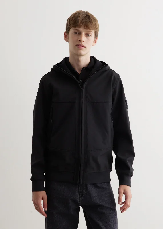 Men's Coats for All SeasonsLight Hooded Laminated Jacket