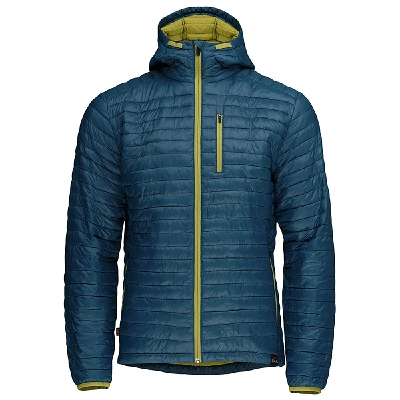 Men's Coats with Tactical FeaturesMens Merino Wool Insulated Jacket (Petrol/Lime)