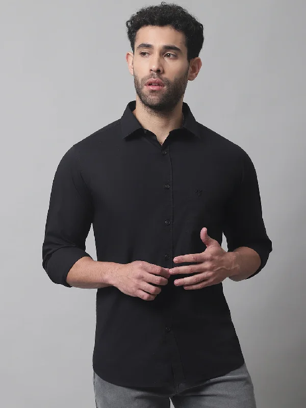 Men's Patterned Dress Shirts for a Unique TwistMen's Black Casual Plain Stretch Full Sleeve Shirt Men's Patterned Dress Shirts for a Unique TwistMen's Black Casual Plain Stretch Full Sleeve Shirt