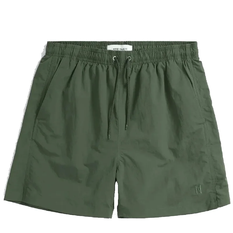 Classic Men's JeansNorse Projects Hauge Recycled Nylon Swimmers Spruce Green