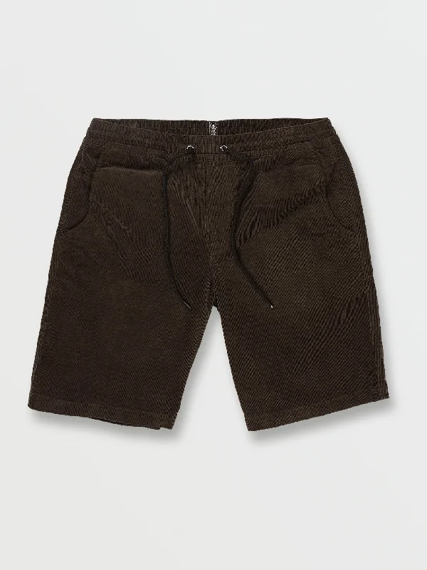 Men's Drawstring Pants for AdjustabilityRainer Mix Elastic Waist Shorts - Rinsed Black Men's Drawstring Pants for AdjustabilityRainer Mix Elastic Waist Shorts - Rinsed Black