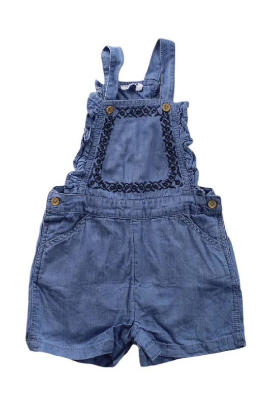 Men's Pants with Deep PocketsBout'Chou Denim Overall Shorts 6-12M