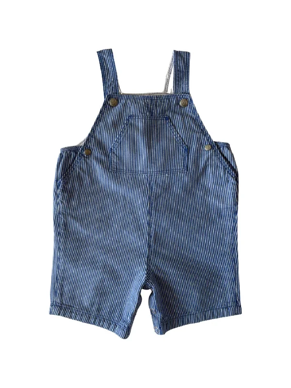 Men's Pants with Adjustable WaistbandsPetit Bateau Overall Shorts 6-12M