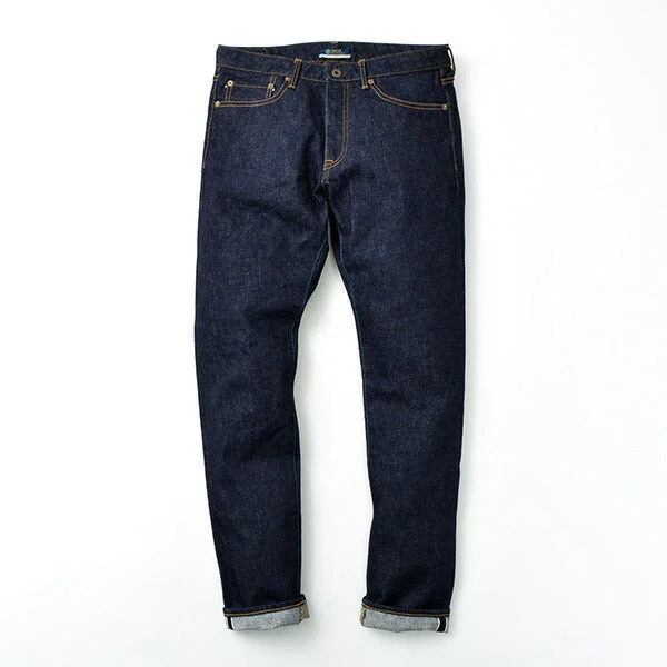 Slim-Fit Men's JeansJAPAN BLUE JEANS / J201 CIRCLE 14.8oz TAPERED