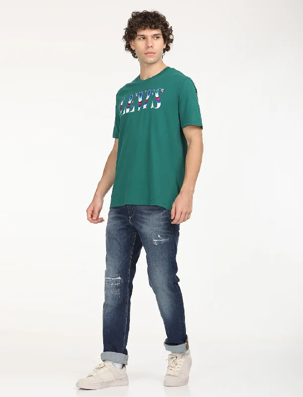 Men's Jeans with EmbroideryMen's 511 Slim Fit Blue Jeans