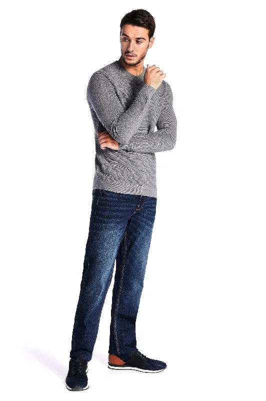 Men's Sweaters for SpringMen's Casual Fit Knitted Sweater