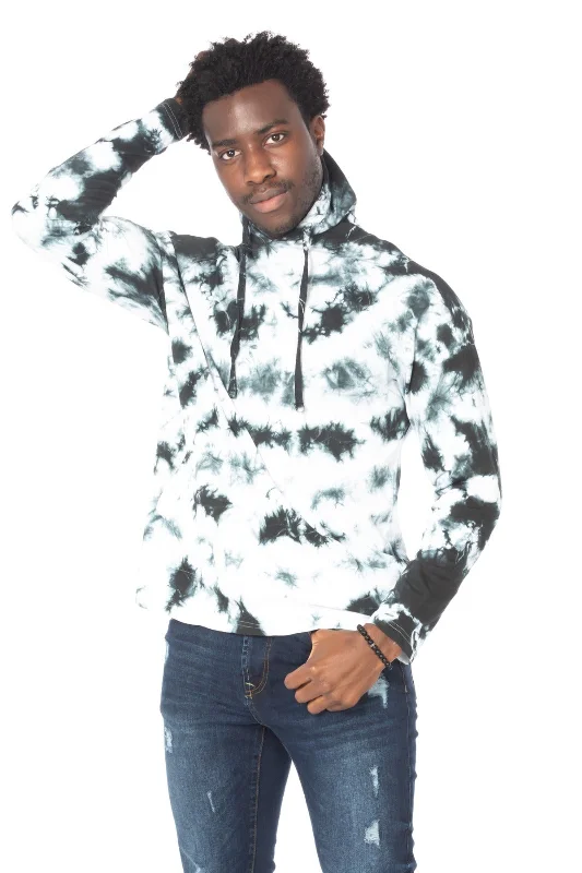 Lightweight Men's Running HoodiesTIE DYE RAGLAN SLEEVE HOODIE