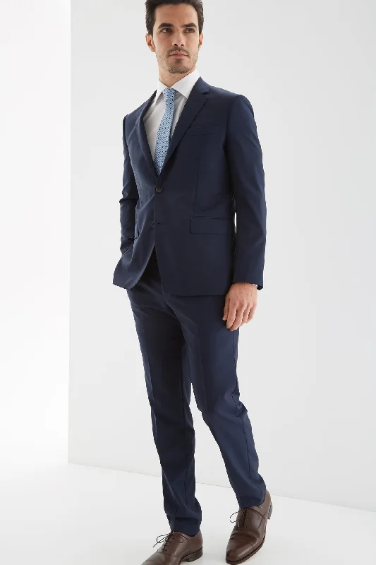 Men's Slim Fit Classic Plain Suit.