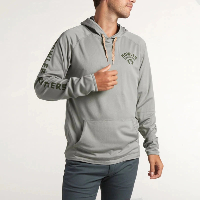 Men's Hoodies with ThumbholesHowler Brothers Men's Loggerhead Tech Hoodie