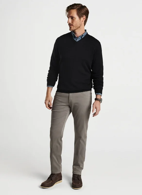 Men's Sweaters with Button-Down PlacketsAutumn Crest V-Neck