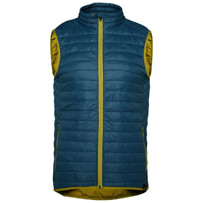 Affordable Men's Winter CoatsMens Merino Wool Insulated Gilet (Petrol/Lime)