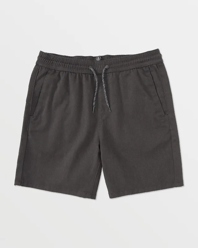 Men's Patterned Pants with ChecksBig Boys Frickin Elastic Waist Shorts - Charcoal Heather Men's Patterned Pants with ChecksBig Boys Frickin Elastic Waist Shorts - Charcoal Heather