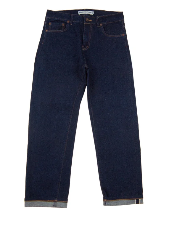 Stylish Men's JeansBrooklyn Denim Co. Women’s Cropped Selvedge Boyfriend Jean Indigo Rinsed Stylish Men's JeansBrooklyn Denim Co. Women’s Cropped Selvedge Boyfriend Jean Indigo Rinsed