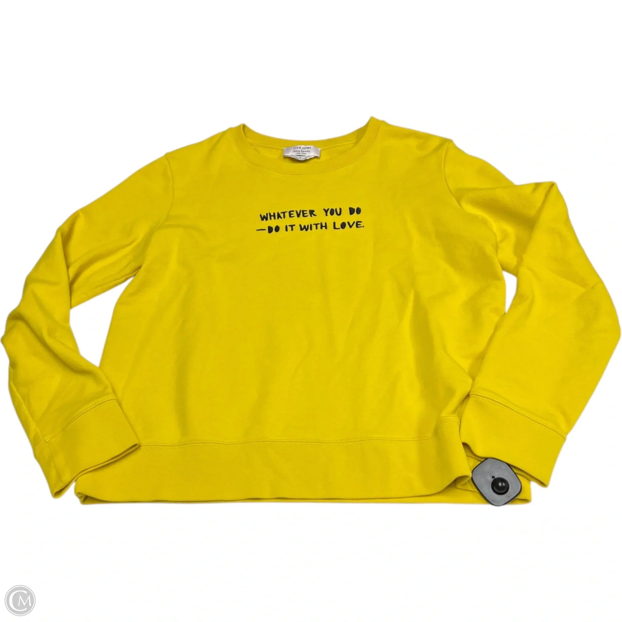 Men's Hoodies with Modern CutsSweatshirt Designer By Kate Spade In Yellow, Size: M