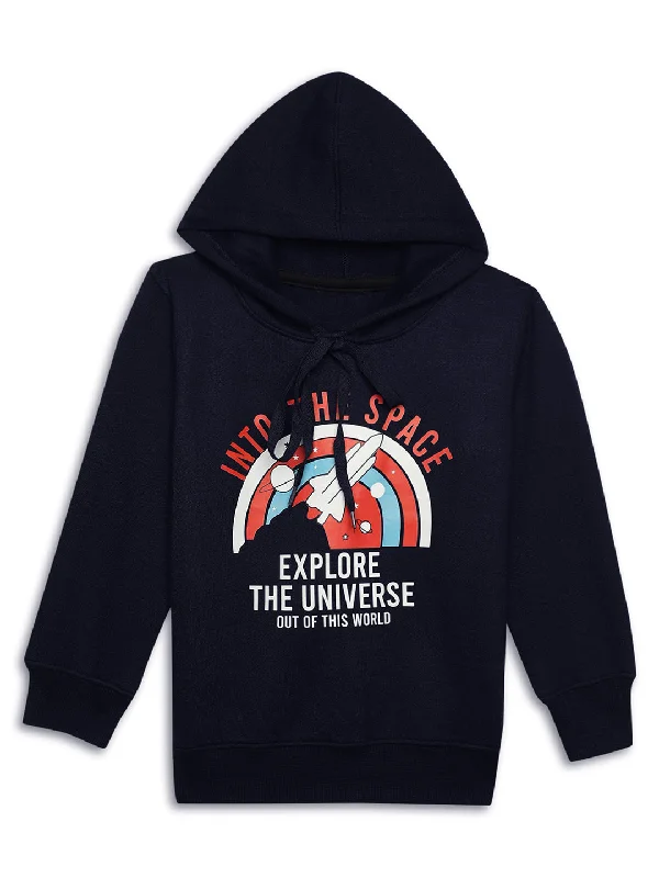 Men's Hoodies with Embroidered PatchesMack Jonney Navy Blue Printed Hooded Cotton Fleece Sweatshirt for Kids Men's Hoodies with Embroidered PatchesMack Jonney Navy Blue Printed Hooded Cotton Fleece Sweatshirt for Kids