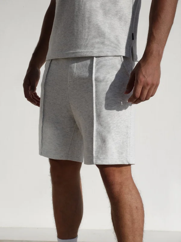 Breathable Men's Athletic ShortsVerona Shorts - Marl White