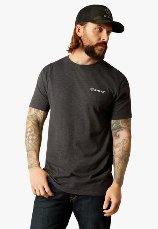 Men's Shirts with Zippered PocketsAriat Mens Original Lines T-Shirt