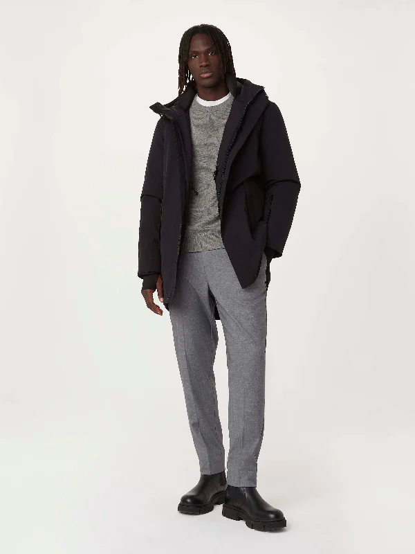 Men's Coats with Fur TrimThe Capital Parka in Black