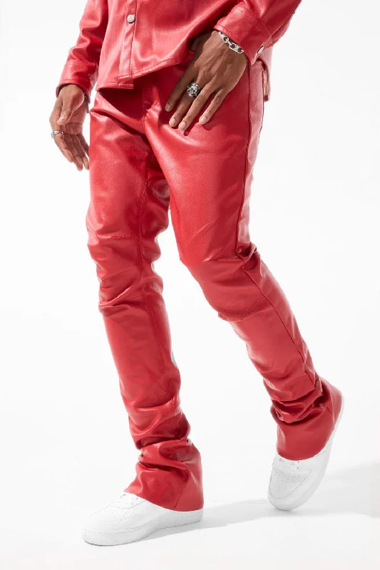 New Arrival Men's JeansRoss Stacked - Thriller Pants (Red)