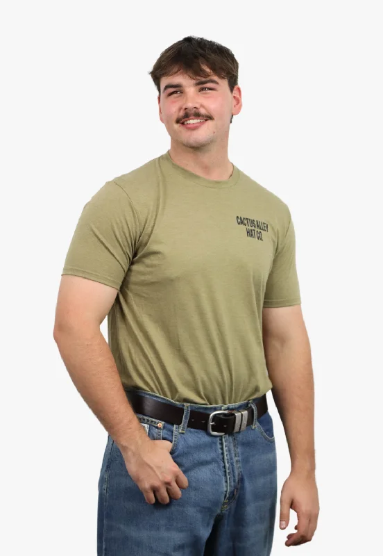 Men's Shirts with French CuffsCactus Alley Hat Co Mens Ride Fast Die Slow T-Shirt