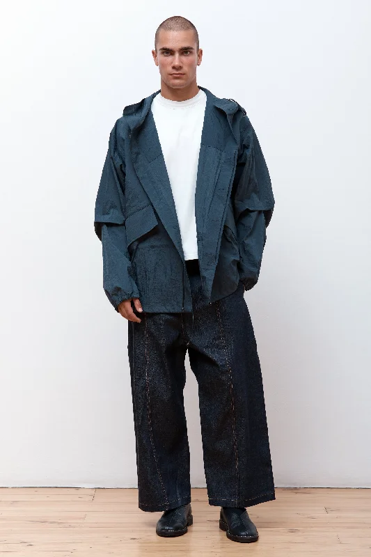 Lightweight Men's WindbreakersShort Parka Slate