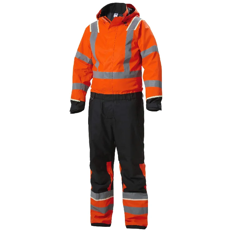 Men's Pants with Logo EmbossmentsHelly Hansen Uc-Me Hi Vis Insulated Winter Overalls Suit - 71555 Men's Pants with Logo EmbossmentsHelly Hansen Uc-Me Hi Vis Insulated Winter Overalls Suit - 71555