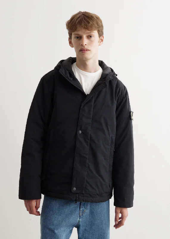 Fashionable Men's Denim JacketsMicro Twill Hooded Jacket
