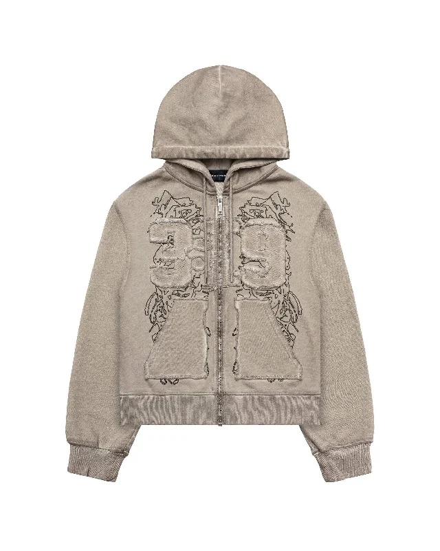 Men's Hoodies with Reinforced HemsBeige 3:19 Hoodie