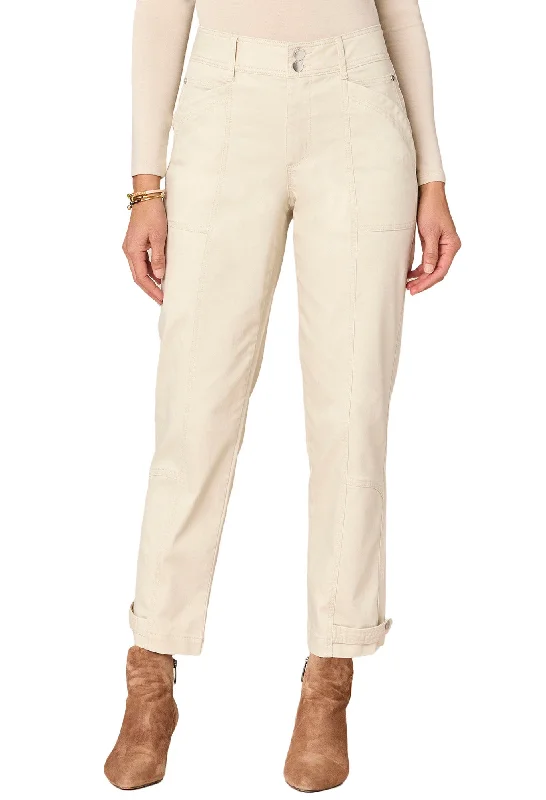 Elegant Straight-Leg Men's Jeans"Ab"solution High Rise Tapered Utility Pant with Snap Hem Elegant Straight-Leg Men's Jeans"Ab"solution High Rise Tapered Utility Pant with Snap Hem
