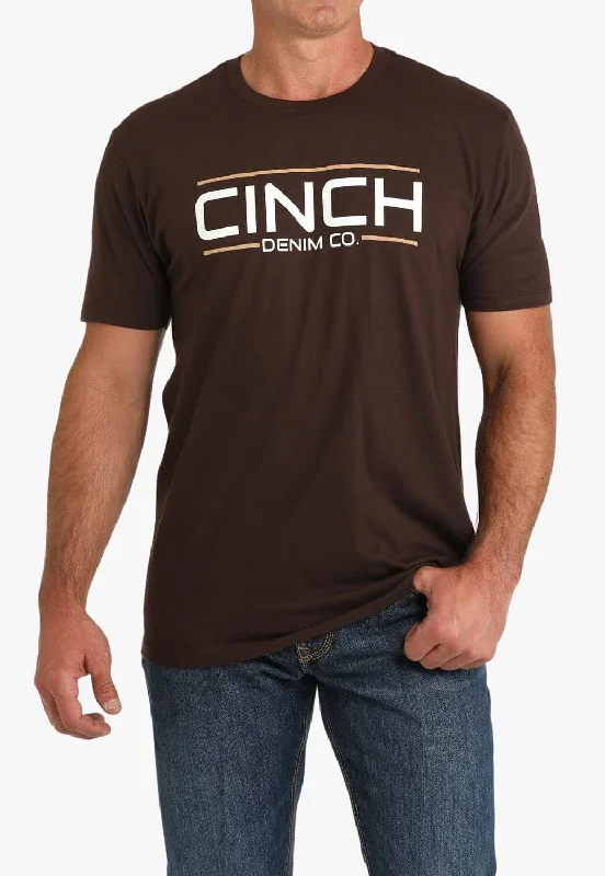Men's Short-Sleeved ShirtsCinch Mens Logo Graphic T-Shirt