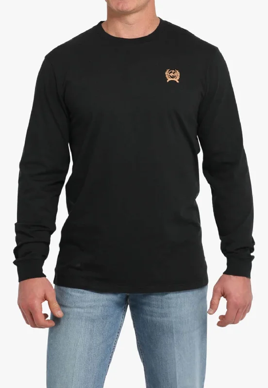 Men's Shirts with Bow TiesCinch Mens Logo Long Sleeve T-Shirt