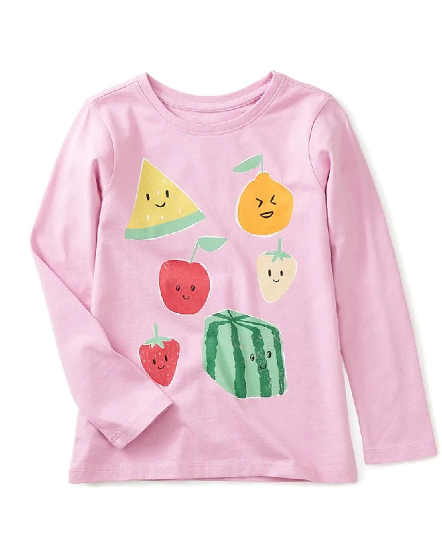 Men's Shirts for BoatingTea Collection Friendly Fruit Graphic T-Shirt