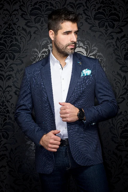 Au Noir Stretch Blazer | Anderson Midnight