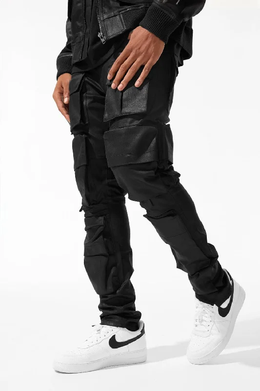 Baggy Cargo Men's JeansSean - Midnight Mercenary Denim (Jet Black)