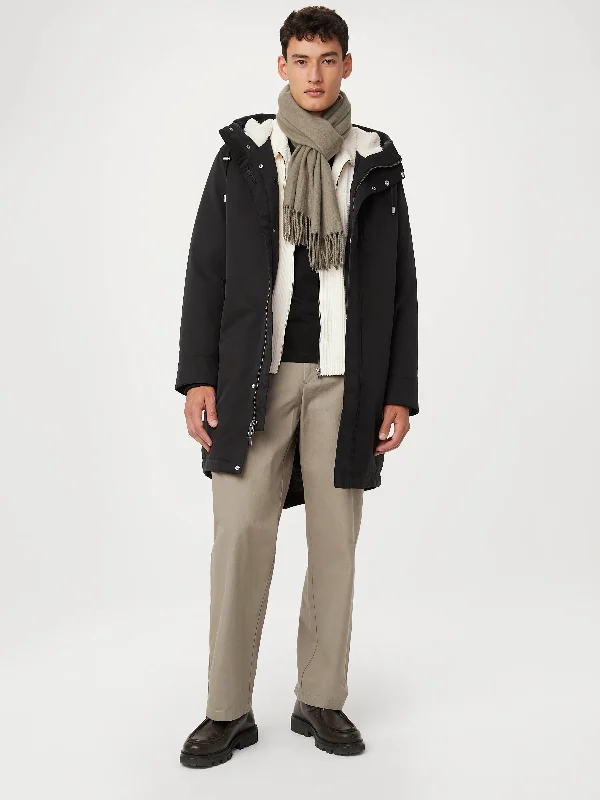 Men's Coats with ButtonsThe Alpine Parka in Black
