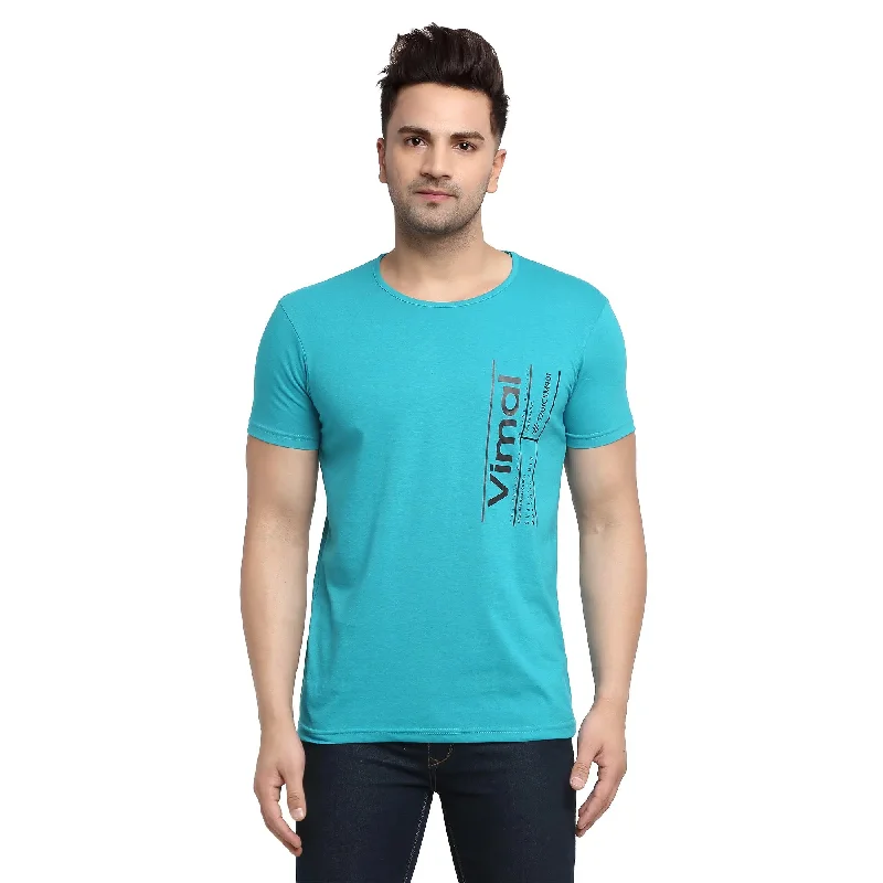 Elegant Men's Dress ShirtsMack Jonney Regular Fit Round Neck Light Green T-shirt For Men's Elegant Men's Dress ShirtsMack Jonney Regular Fit Round Neck Light Green T-shirt For Men's