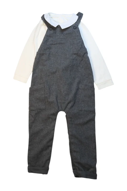 Warm Men's Fleece-Lined PantsMothercare Overall With Shirt Collar 18-24M