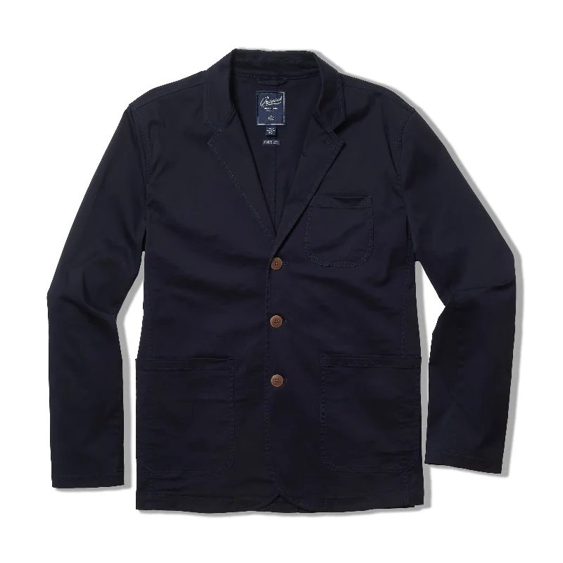 Thompson Flex Stretch Blazer - Dark Navy