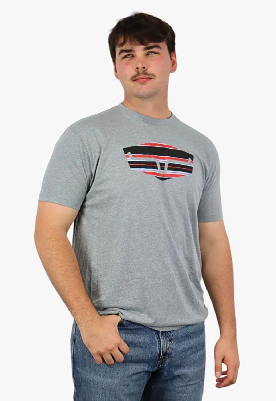Men's Shirts with Drawstring WaistbandsKimes Ranch Mens Box Seats T-Shirt
