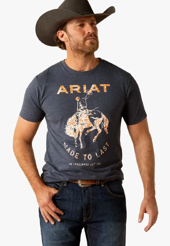 Men's Shirts with Mock NecksAriat Mens Made to Last Bronco T-Shirt